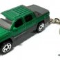RARE KEY CHAIN GREEN CHEVY AVALANCHE SUT CHEVROLET TRUCK CUSTOM LIMITED EDITION