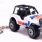 RARE KEY CHAIN WHITE KAISER WILLYS AMC JEEP CJ 5 7 LIFTED CUSTOM LIMITED EDITION