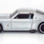 RARE KEY CHAIN 1965/66 SILVER WHITE FORD MUSTANG FASTBACK CUSTOM LIMITED EDITION