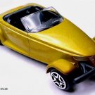 RARE NICE HTF KEY CHAIN RING GOLD PLYMOUTH PROWLER NEW CUSTOM LIMITED EDITION