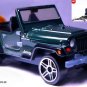 RARE KEY CHAIN RING GREEN BLACK AMC JEEP WRANGLER 4X4 CJ CUSTOM LIMITED EDITION