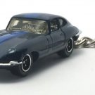 RARE KEY CHAIN DARK BLUE JAGUAR E-TYPE XK-E V12 SERIES 1 CUSTOM LIMITED EDITION