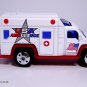 RARE KEY CHAIN HEROES US FLAG AMBULANCE EMT MEDIC RESCUE CUSTOM LIMITED EDITION