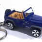 VERY RARE HTF KEYCHAIN BLUE JEEP WRANGLER 4x4 CUSTOM Ltd EDITION GREAT GIFT