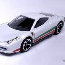 RARE GREAT GIFT KEY CHAIN WHITE FERRARI 458 ITALIA CUSTOM Ltd EDITION EURO HW