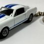 RARE KEY CHAIN 1965/66 WHITE SHELBY MUSTANG GT350 FORD CUSTOM Ltd GREAT GIFT