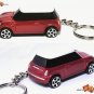 RARE KEYCHAIN RED WHITE MINI COOPER TINTED WINDOWS CUSTOM Ltd GREAT GIFT