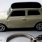 RARE KEYCHAIN WHITE BLACK MINI COOPER AUSTIN MORRIS LEYLAND BMC GREAT GIFT