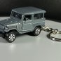 RARE KEYCHAIN GRAY TOYOTA LAND CRUISER FJ40 JAPAN CUSTOM Ltd GREAT GIFT