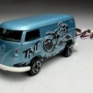 HTF KEY CHAIN BLUE VW PANEL VAN DIRT BIKE VOLKSWAGEN TYPE2 CUSTOM Ltd GREAT GIFT
