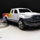 KEY CHAIN WHITE TOYOTA TACOMA TRUCK CUSTOM Ltd EDITION GREAT for GIFT or DIORAMA