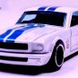 RARE KEY CHAIN 65/1966 WHITE BLUE FORD MUSTANG FASTBACK CUSTOM Ltd GREAT GIFT