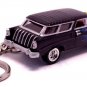 RARE KEY CHAIN 1955/56 BLACK FLAMED CHEVY BEL AIR NOMAD CUSTOM Ltd GREAT GIFT
