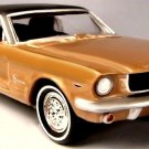 RARE KEY CHAIN 1964 ½ 1965~1966 GOLD FORD MUSTANG GT CUSTOM Ltd GREAT GIFT