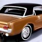 RARE KEY CHAIN 1964 ½ 1965~1966 GOLD FORD MUSTANG GT CUSTOM Ltd GREAT GIFT