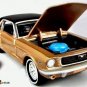 RARE KEY CHAIN 1964 ½ 1965~1966 GOLD FORD MUSTANG GT CUSTOM Ltd GREAT GIFT