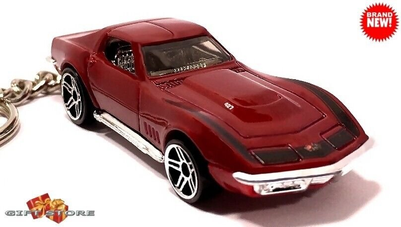 RARE KEYCHAIN 1968/69/70/71 RED CHEVY CORVETTE 427 C3 CUSTOM Ltd GREAT GIFT