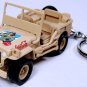 RARE KEYCHAIN ARMY GRIL COCA COLA WILLYS JEEP MB GPW WW2 CUSTOM GREAT GIFT