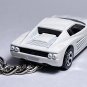 RARE KEYCHAIN WHITE FERRARI TESTAROSSA MIAMI VICE DON JOHNSON GREAT GIFT