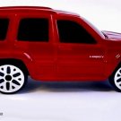 VERY RARE KEY CHAIN RED JEEP LIBERTY TINTED WINDOWS NEW CUSTOM Ltd EDITION