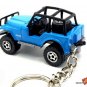 RARE KEYCHAIN BLUE JEEP WRANGLER WILLYS CJ-5 CJ AMC CUSTOM LIFTED GREAT GIFT