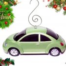 GREAT GIFT CHRISTMAS ORNAMENT GREEN VW NEW BEETLE or FAN HANGER by MAISTO
