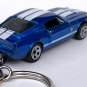 RARE KEYCHAIN 1967/68 BLUE FORD SHELBY MUSTANG GT500 CUSTOM Ltd GREAT GIFT
