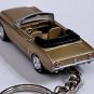RARE KEYCHAIN GOLD 1964&Acirc;&frac12;/65 FORD MUSTANG CONVERTIBLE CUSTOM Ltd GREAT GIFT