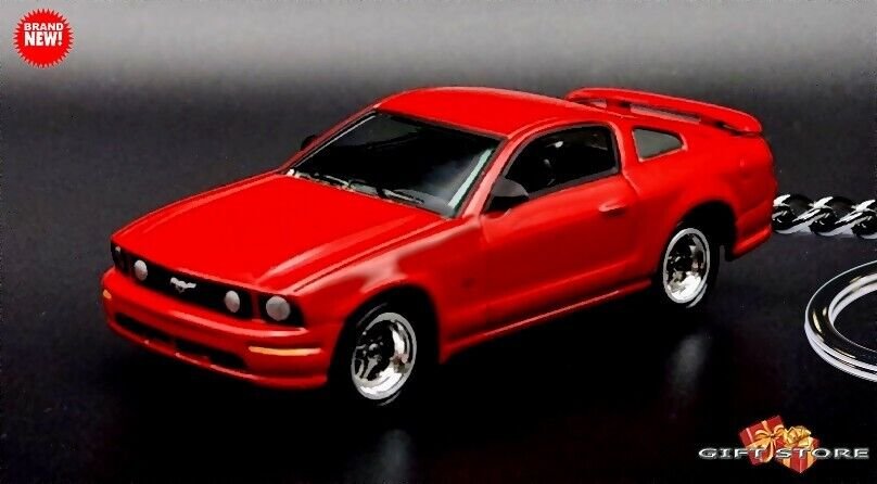 HTF RARE KEYCHAIN RED FORD MUSTANG GT CUSTOM Ltd EDITION NICE GREAT GIFT