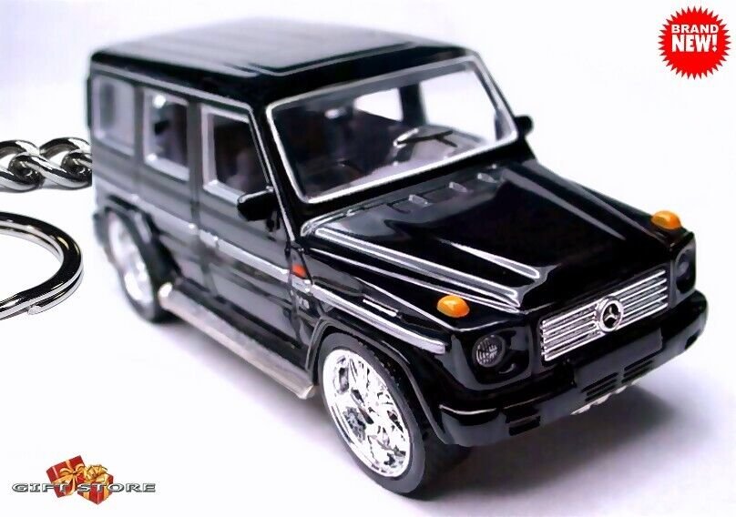 RARE LUXURY KEY CHAIN BLACK MERCEDES G500/G55/G63/G65 AMG G CLASS GREAT GIFT