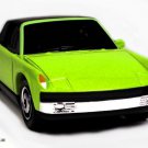 VERY RARE KEYCHAIN LIME GREEN PORSCHE 914/4/6 CUSTOM Ltd. Ed. GREAT GIFT VERY RARE KEYCHAIN LIME GREEN PORSCHE 914/4/6 CUSTOM Ltd. Ed. GREAT GIFT