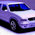 HTF RARE KEYCHAIN WHITE FORD™ EXPLORER CUSTOM Ltd Ed. GREAT GIFT NOVELTY