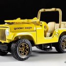 RARE KEYCHAIN YELLOW JEEP CJ5 WRANGLER WILLYS KAISER GREAT GIFT NOVELTY