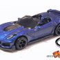 HTF KEYCHAIN BLUE CHEVY CORVETTE C7 CONVERTIBLE CUSTOM Ltd Ed. NICE GIFT