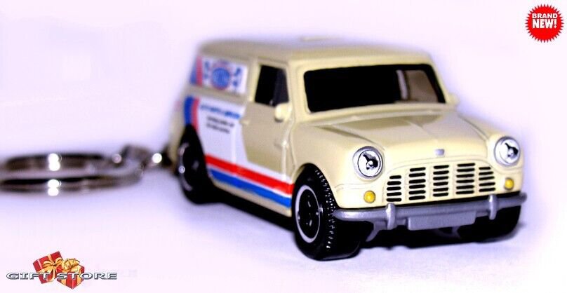 KEYCHAIN AUSTIN/MORRIS MINI COOPER VAN AUTOPARTS CUSTOM Ltd Ed NICE GIFT