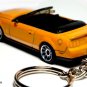 RARE KEYCHAIN ORANGE FORD MUSTANG CONVERTIBLE CUSTOM Ltd. Ed. GREAT GIFT