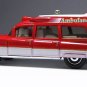 RARE KEYCHAIN RED CADILLAC AMBULANCE COACH CUSTOM Ltd GREAT GIFT NOVELTY