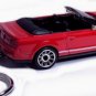 KEYCHAIN RED FORD SHELBY MUSTANG CONVERTIBLE GREAT GIFT or DESK DISPLAY