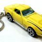 KEYCHAIN 68/69/70/71 YELLOW CHEVY CORVETTE 427 C3 CUSTOM Ltd. GREAT GIFT