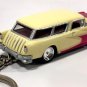 RARE KEYCHAIN 1955/56/57 VANILLA TRI-FIVE CHEVY NOMAD GREAT GIFT NOVELTY