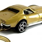 RARE KEYCHAIN GOLD CHEVY CORVETTE C3 CUSTOM Ltd Ed.️GREAT GIFT️