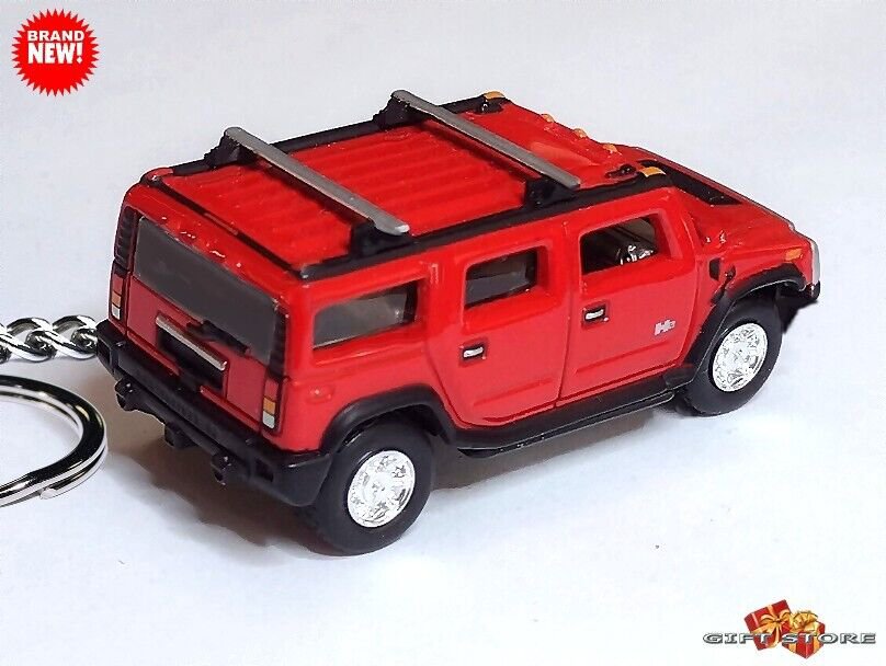 VERY RARE KEYCHAIN RED BLACK HUMMER H2  CUSTOM Ltd. Ed. &iuml;&cedil;�GREAT GIFT&iuml;&cedil;�