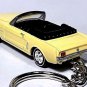 RARE CUSTOM KEYCHAIN VANILLA 64½/65 FORD MUSTANG CONVERTIBLE GREAT GIFT