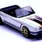 RARE CUSTOM KEYCHAIN WHITE 64&Acirc;&frac12;/65/66 FORD MUSTANG CONVERTIBLE GREAT GIFT