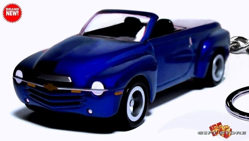 RARE KEYCHAIN BLUE CHEVY SSR CUSTOM Ltd. Ed. GREAT GIFT For DESK DISPLAY