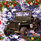 RARE CHRISTMAS ORNAMENT USMC WILLYS™ ARMY JEEP MB GPW GREAT GIFT NOVELTY