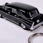 VERY RARE KEYCHAIN BLACK 57 CHEVY GOTHIC HEARSE FUNERAL COACH GREAT GIFT