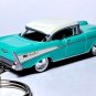 RARE KEYCHAIN 57/1957 MINT GREEN CHEVY BEL AIR CUSTOM Ltd Ed. GREAT GIFT