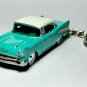 RARE KEYCHAIN 57/1957 MINT GREEN CHEVY BEL AIR CUSTOM Ltd Ed. GREAT GIFT