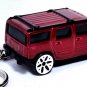RARE KEYCHAIN DARK RED BLACK HUMMER H2 CUSTOM Ltd Ed. ï¸GREAT GIFTï¸